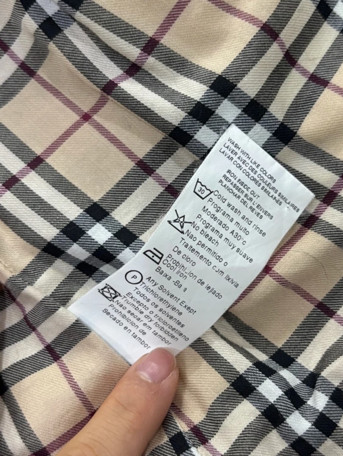 정품 버버리 퀼팅 자켓 ~55반 상품이미지7