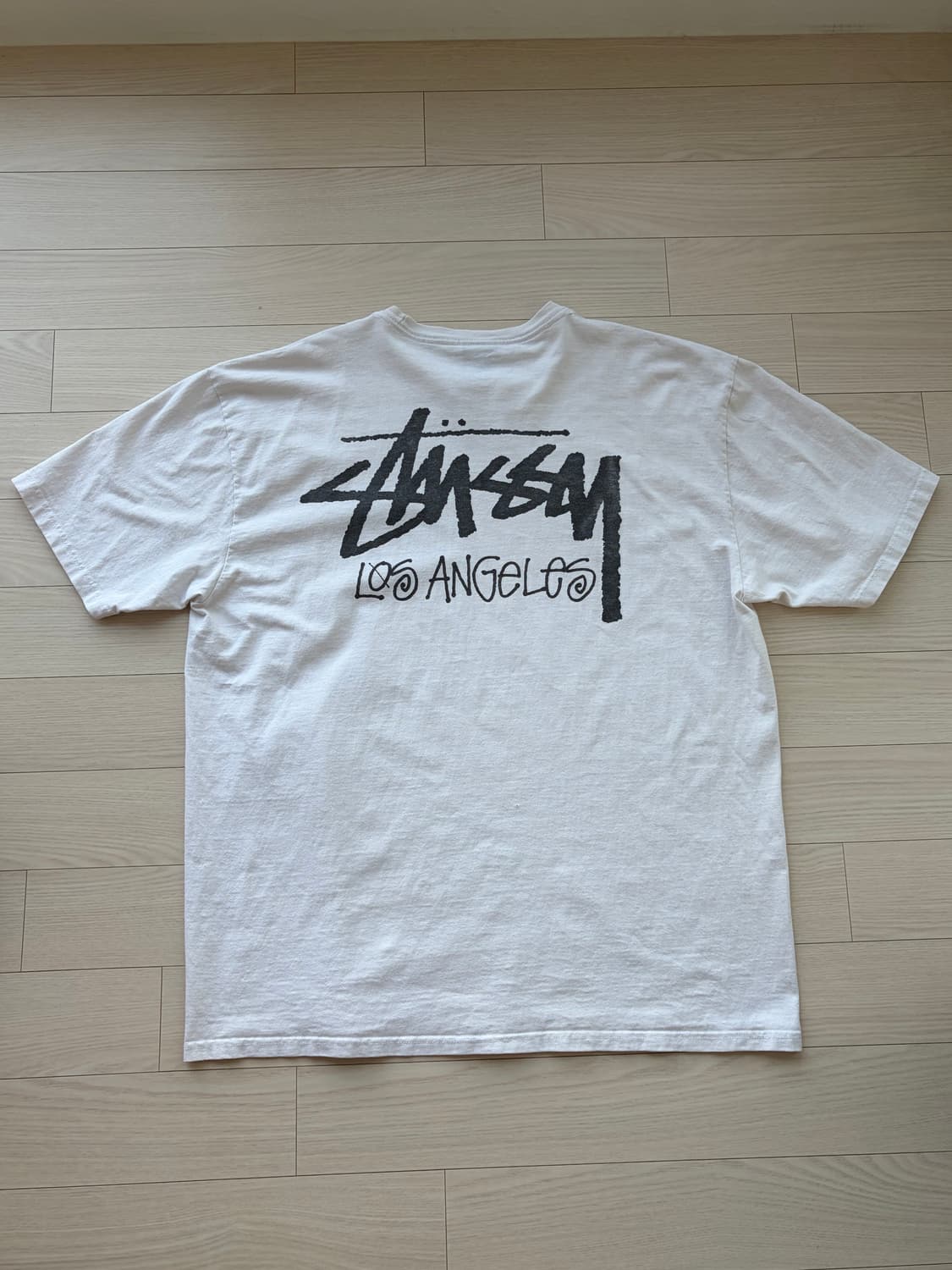 stussy 스투시 스탁 로스엔젤레스 티셔츠 화이트 XL (107) 상품이미지3