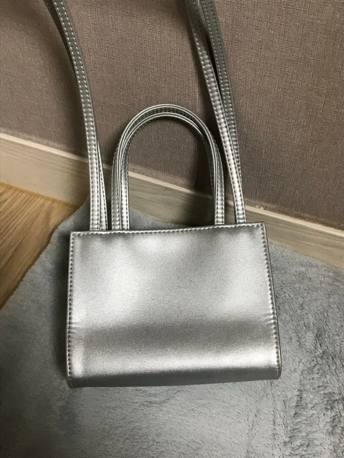 텔파 쇼퍼백 (스몰/실버) 상품이미지2