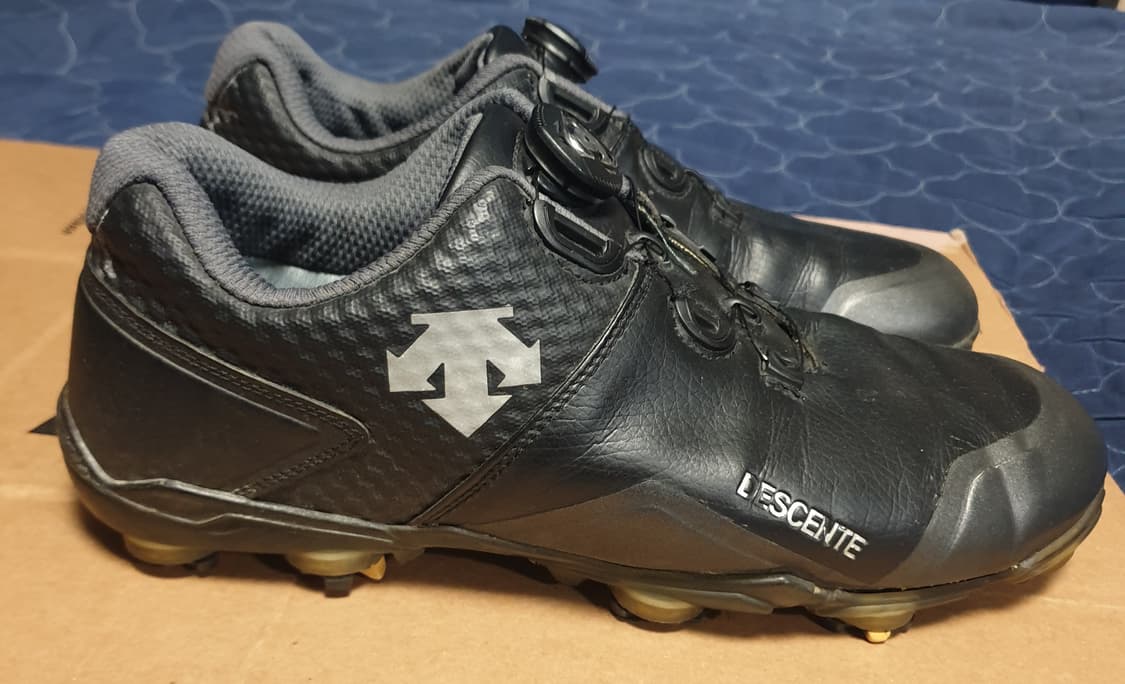 (단종매물) 데상트골프 보아다이얼 스파이크 골프화 블랙 (265) 상품이미지2