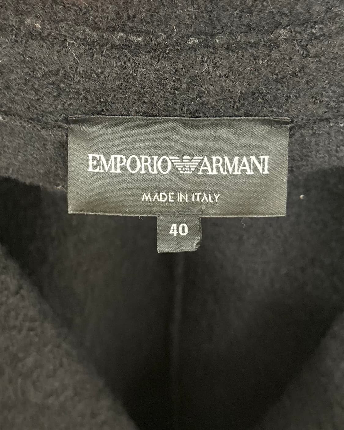 엠포리오 아르마니 블랙 부클레 자켓 상품이미지7