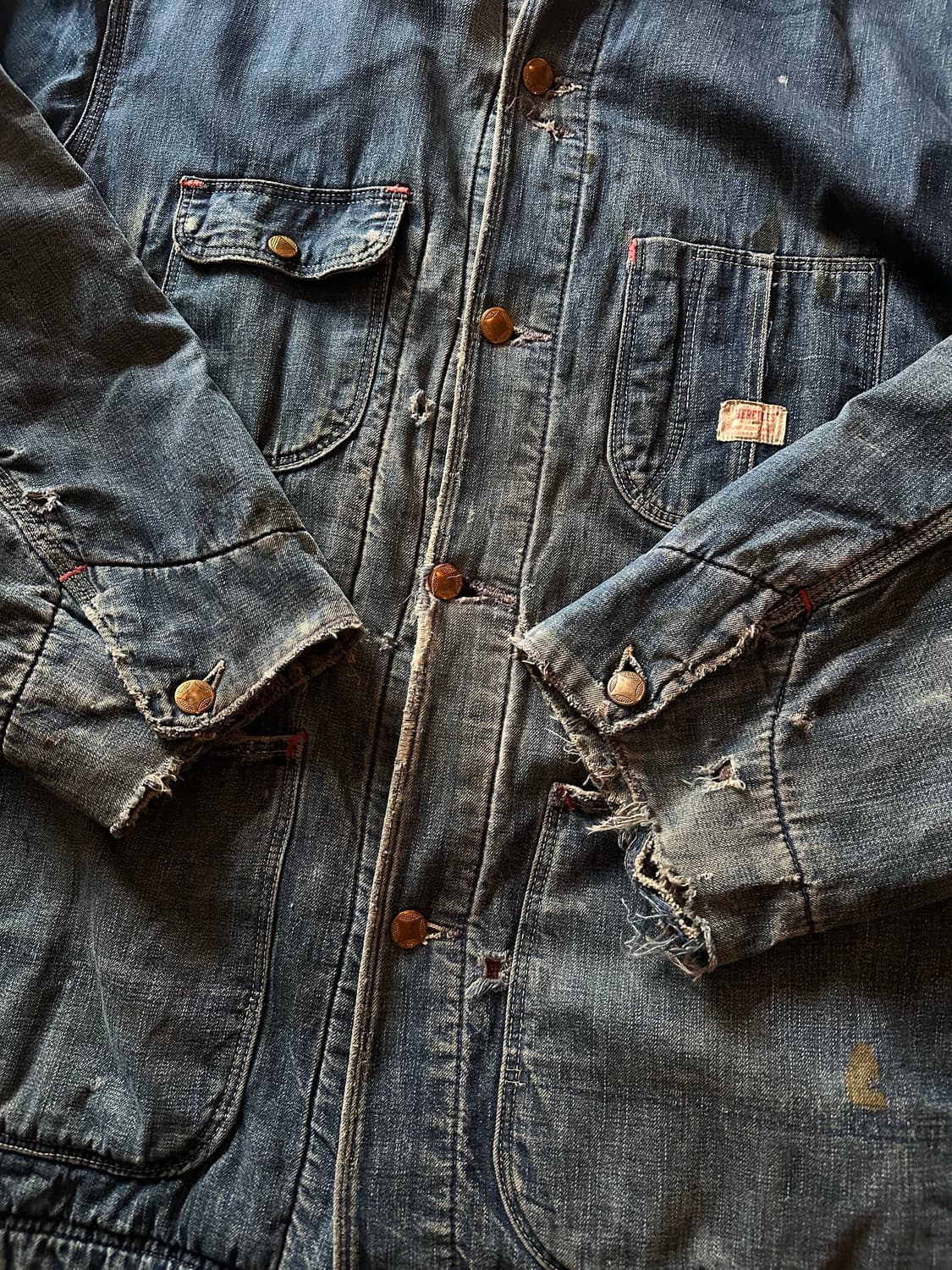 50s Vintage Hercules Denim Work Jacket 상품이미지7