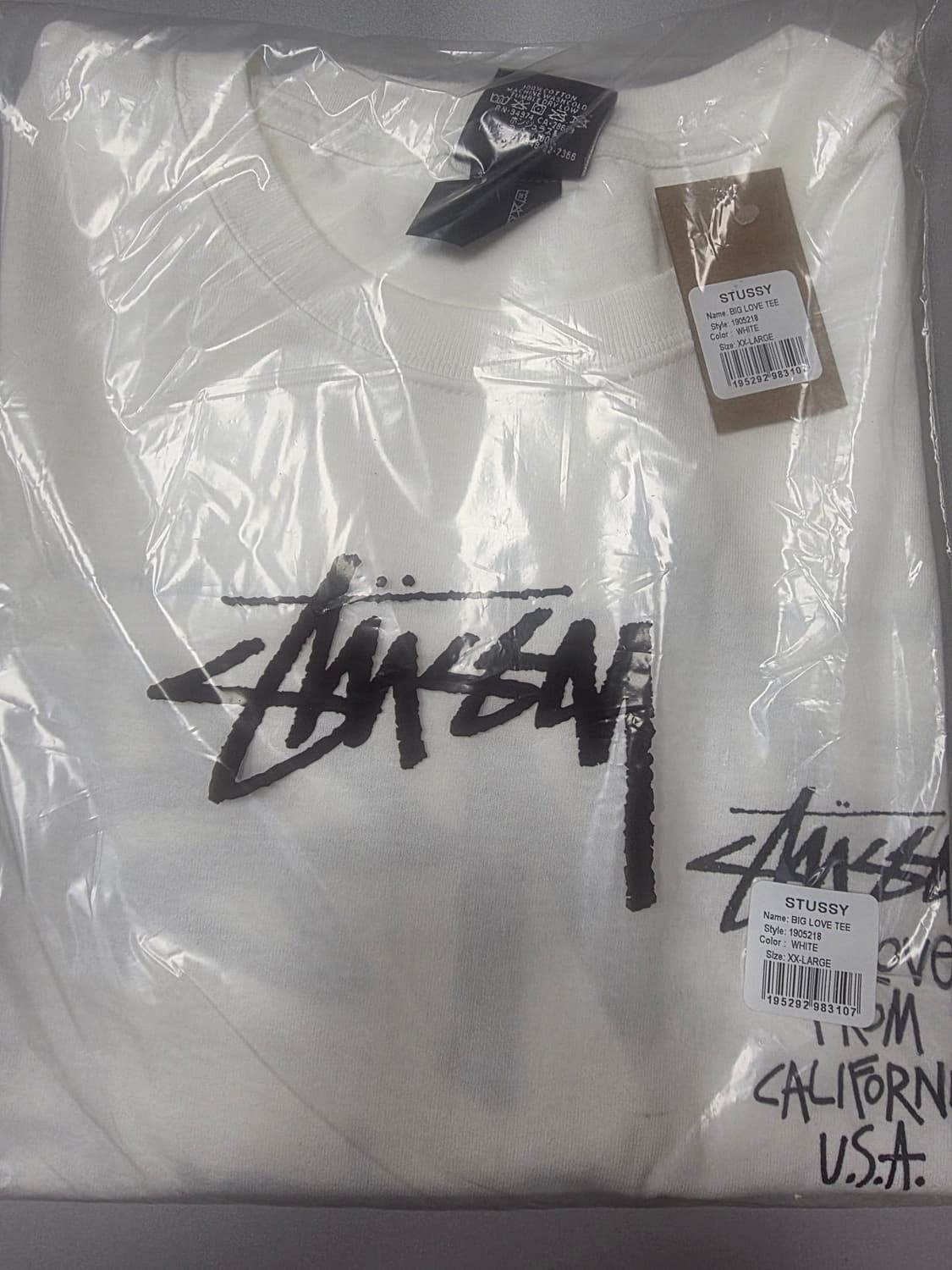 스투시 반팔 2xl 새상품 상품이미지2