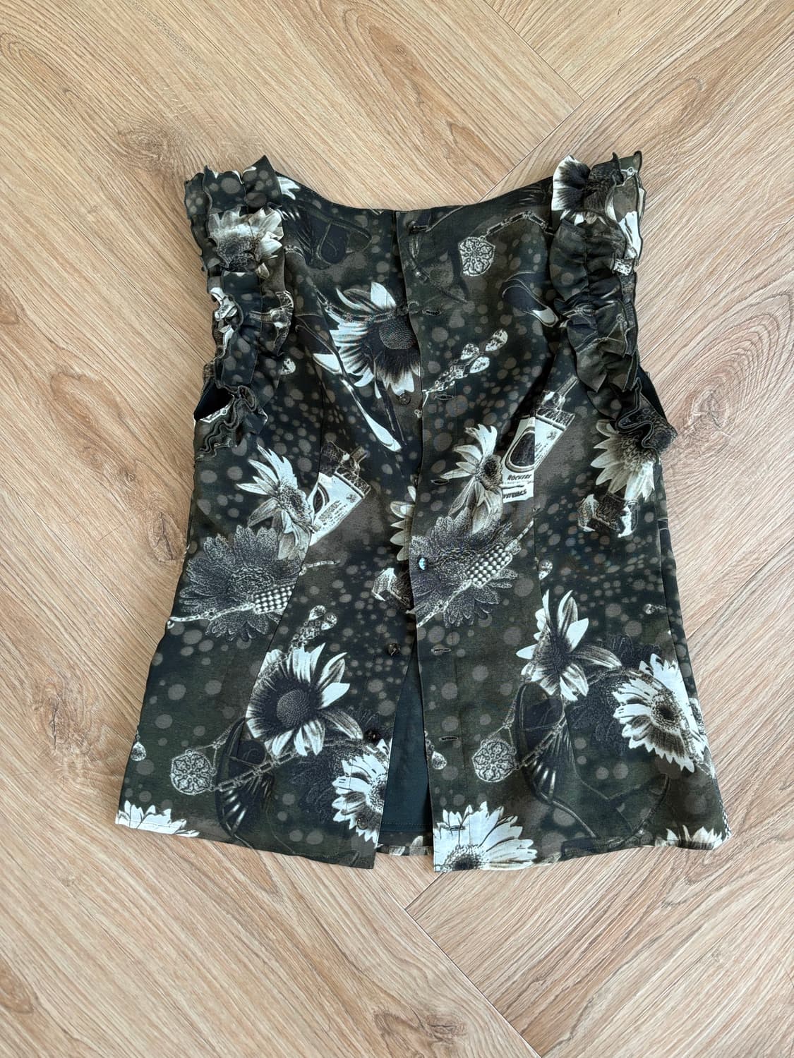 히스테릭글래머 green flowers 셋업 상품이미지5