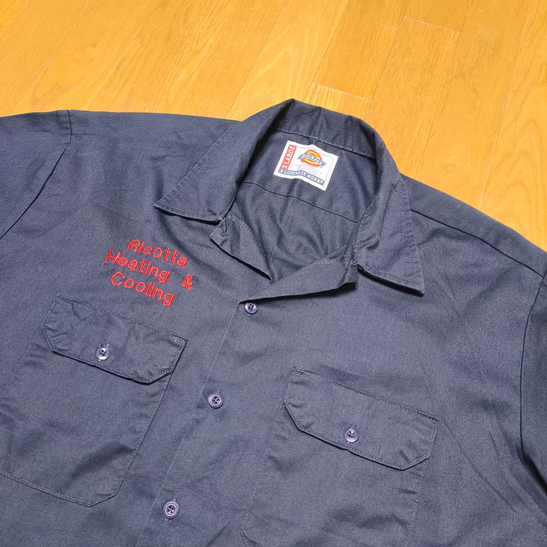 [XL] 디키즈(Dickies) 다크 네이비 워크셔츠 상품이미지3