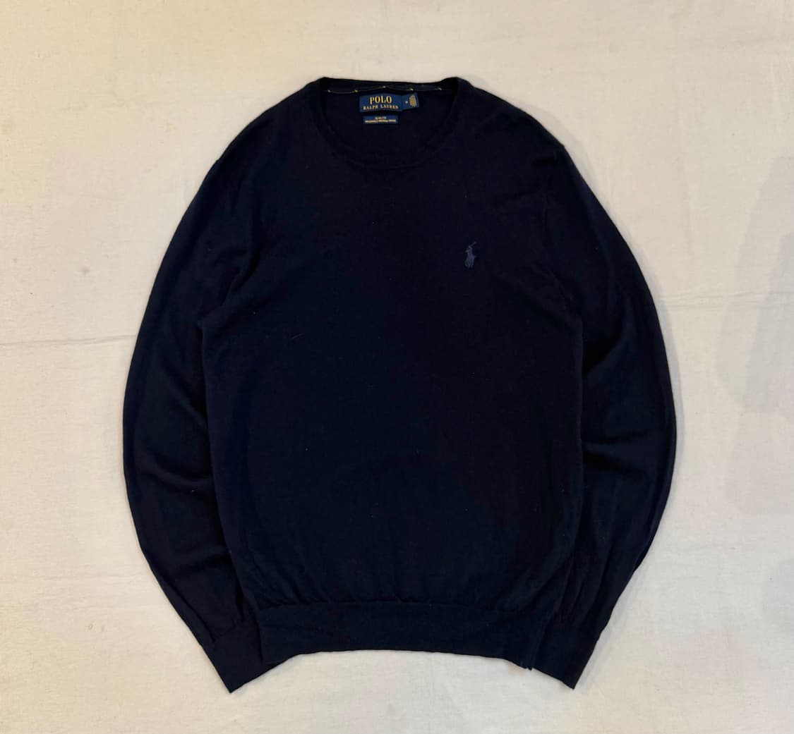 폴로 랄프로렌 메리노 울 니트 네이비 상품이미지1