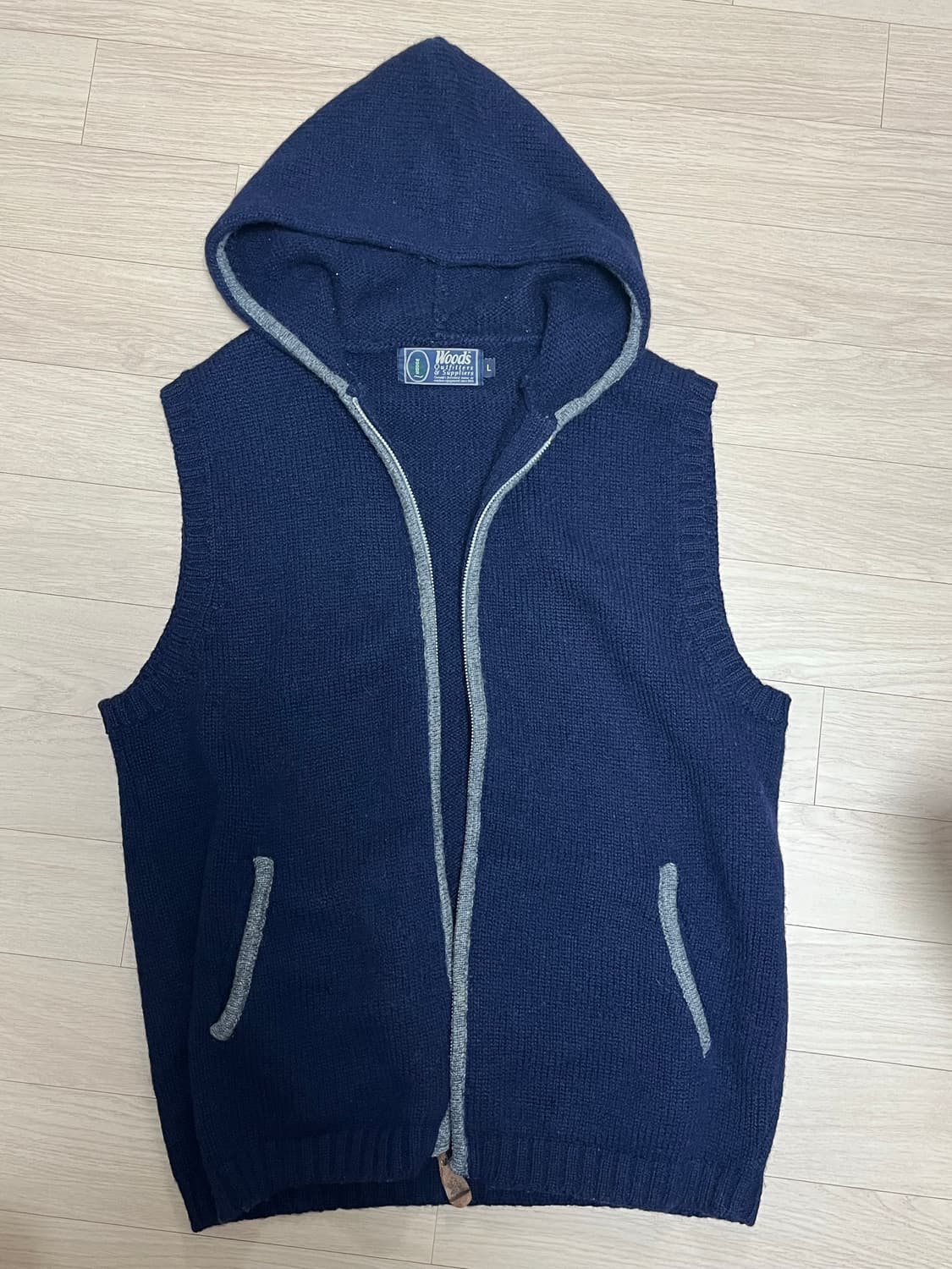 Woods 빈티지 니트조끼 상품이미지1