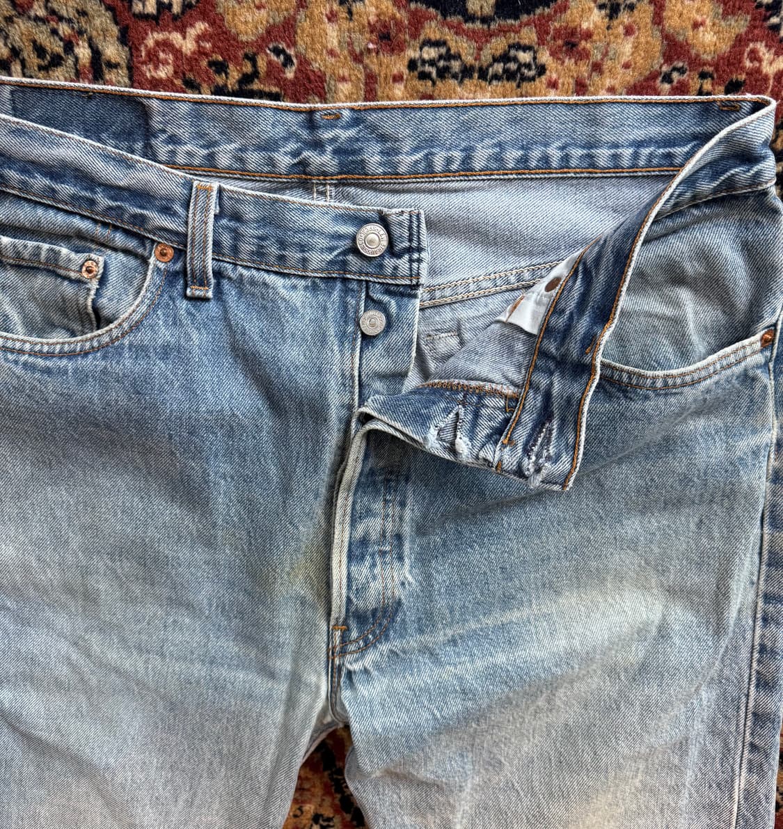 90s usa 빈티지 리바이스 501 데님 36(34~35) (619) 상품이미지2