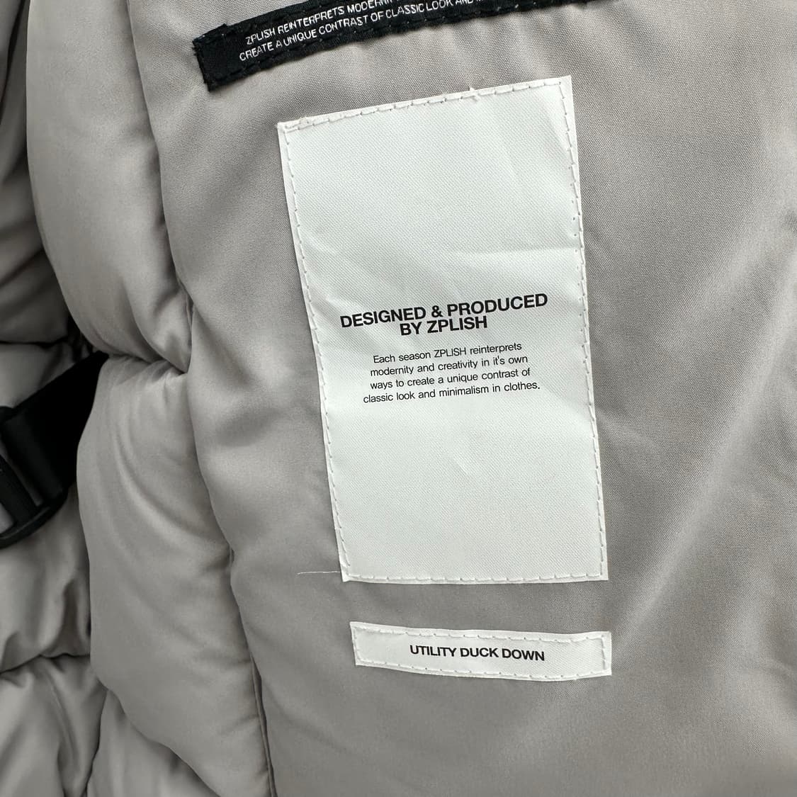 95 ZPLISH 남자 덕다운 푸퍼 패딩 상품이미지5