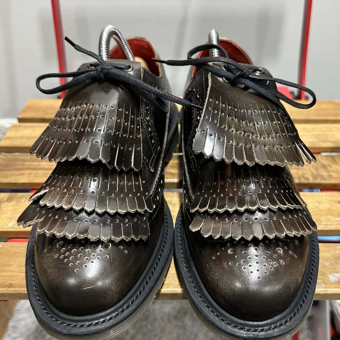 UK5 240) 닥터마틴 로퍼 여성 여자 구두 엘리자베스 윙팁 상품이미지4