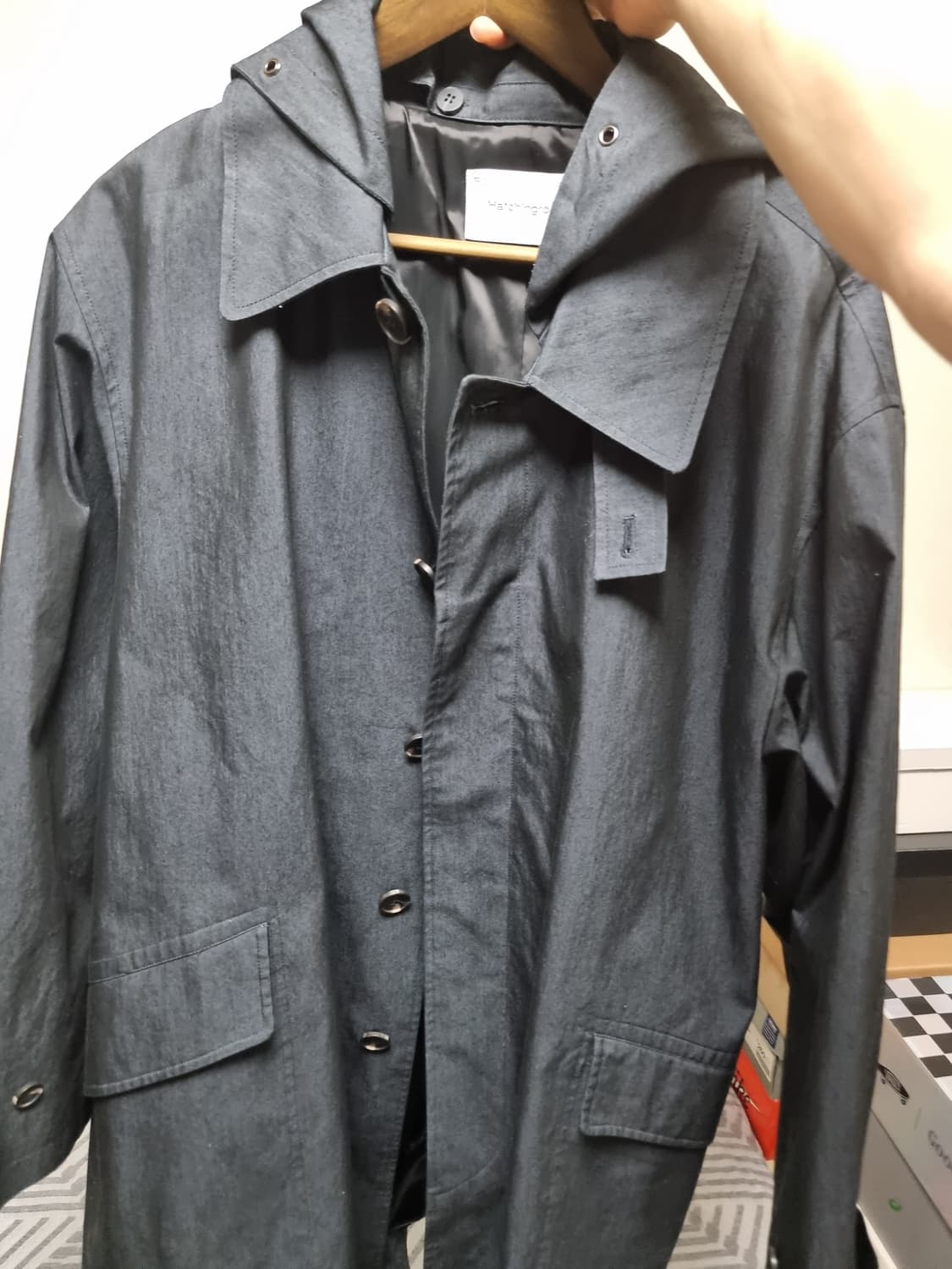 해칭룸 Reporter Coat Stone Indigo 3size 상품이미지7