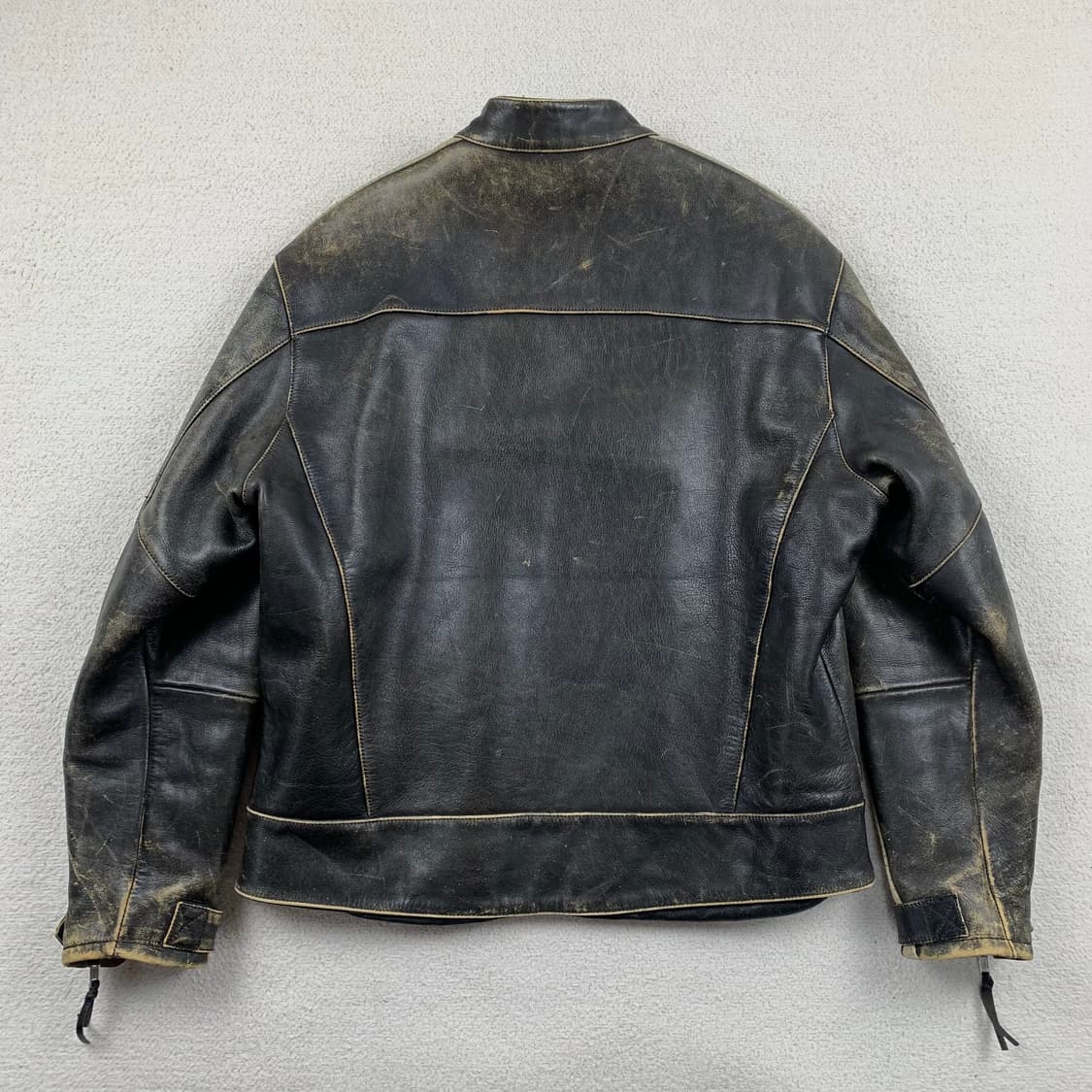 빅토리 모터사이클 빈티지 소가죽 레더자켓 상품이미지2