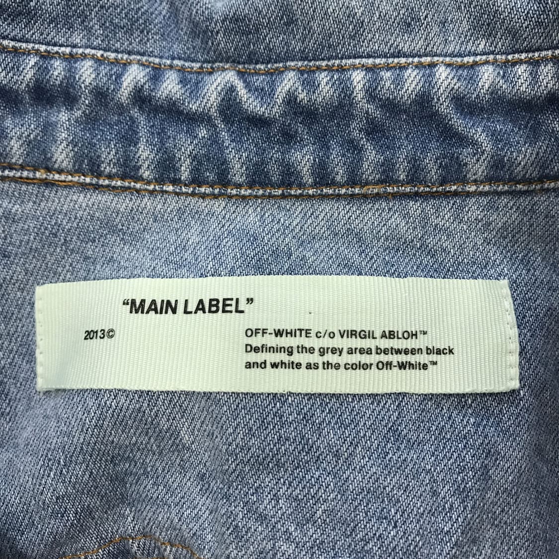 오프화이트 19SS 레이어드 데님자켓 [95] 상품이미지5