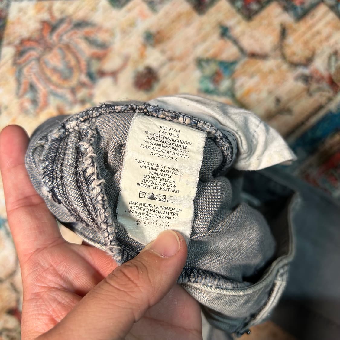 [27] 아르마니 익스체인지 부츠컷 데님팬츠 상품이미지7