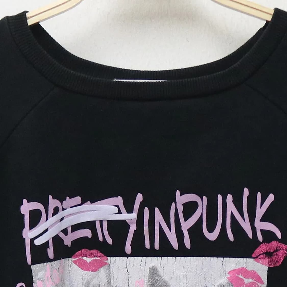 버블스 도쿄 고스로리 프린트 맨투맨 59825 상품이미지3