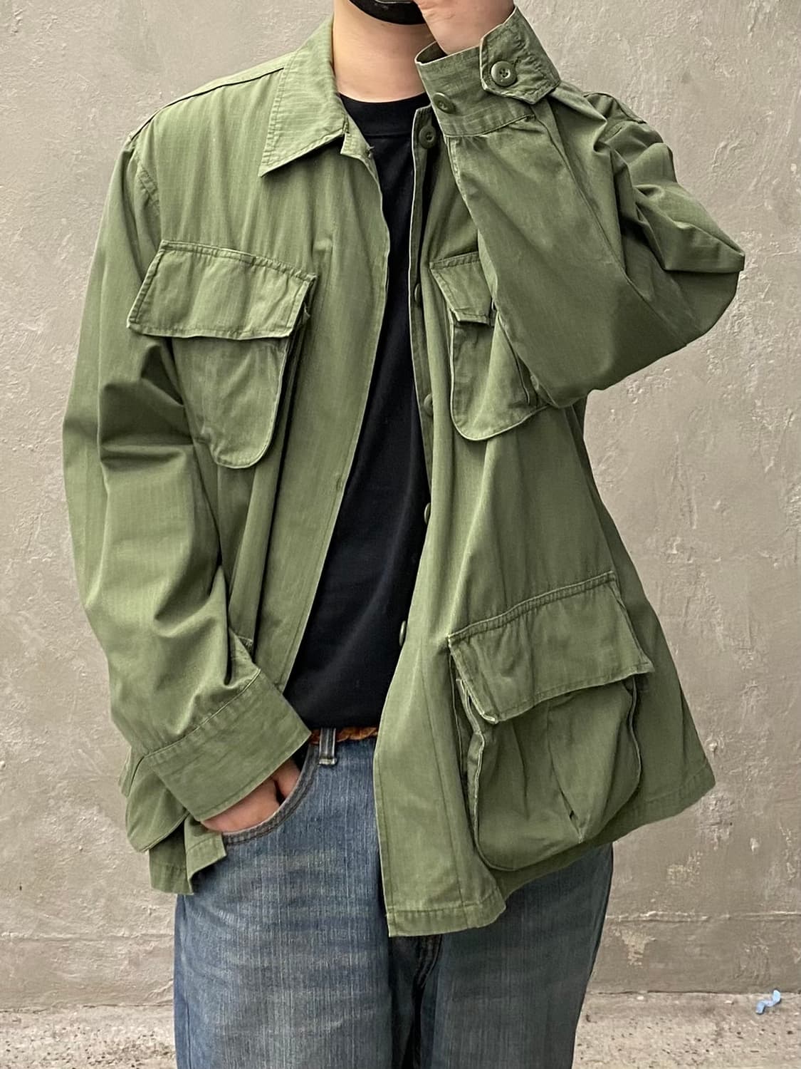 [US M] DEKALB MFG.CO 80s 미군 정글 퍼티그 자켓 상품이미지9