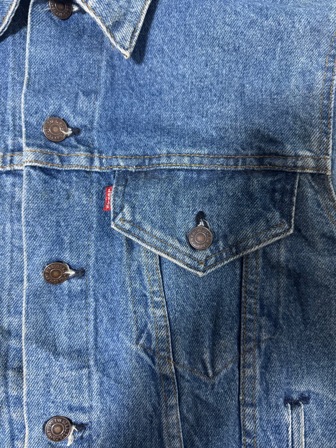 80s usa 리바이스 70506 데님 자켓 상품이미지4