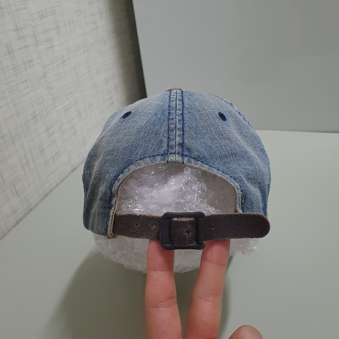 Von Dutch 본더치 그런지 데님 워싱 데미지 볼캡 모자 Y2K 상품이미지4