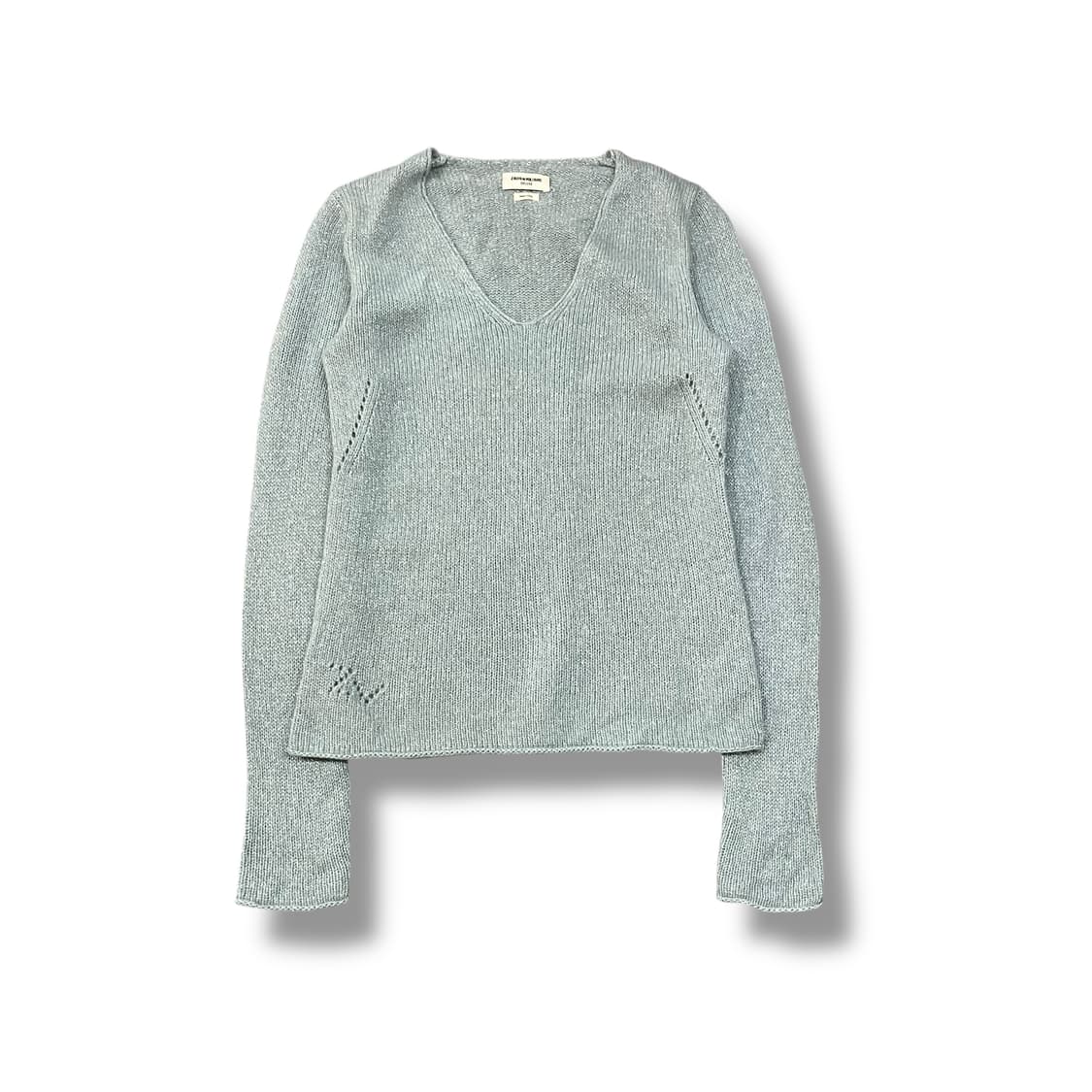  쟈딕앤볼테르 스팽글 브이넥 니트 y14402 상품이미지2