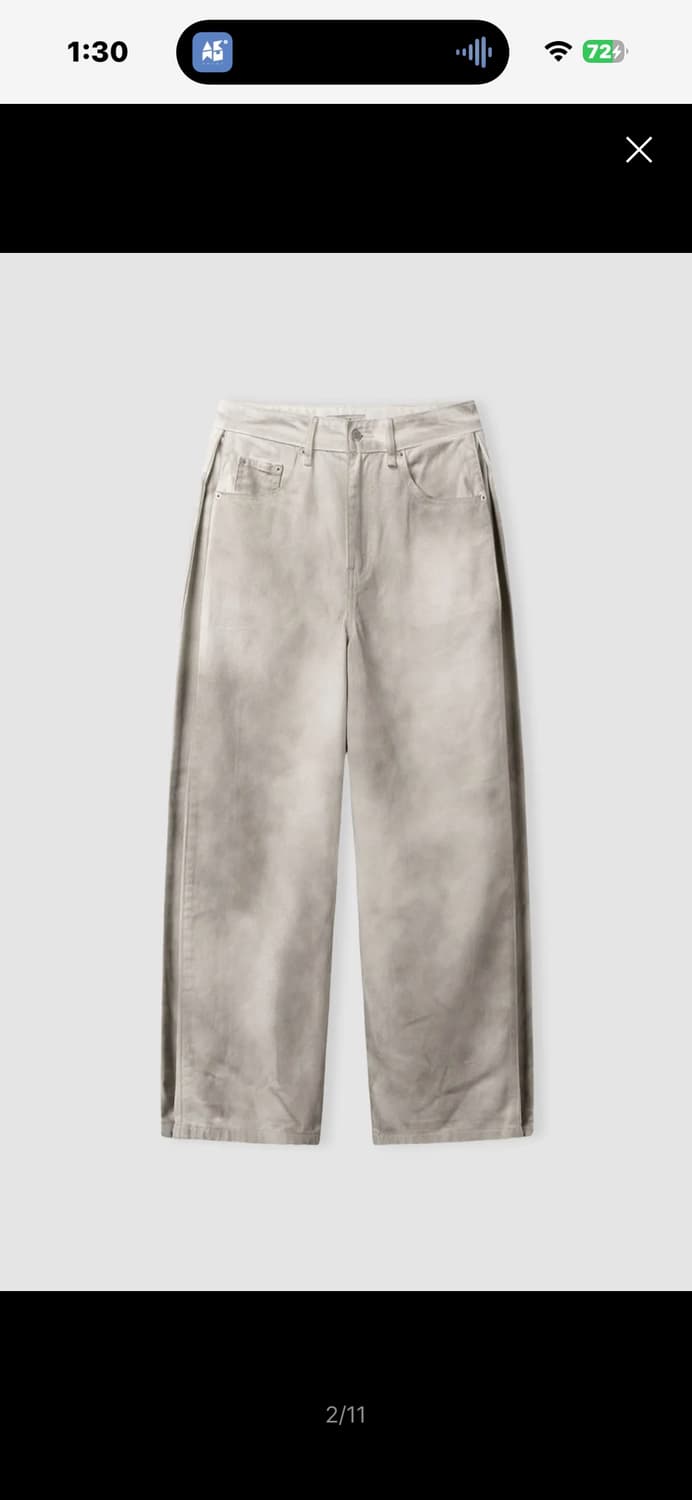 어널러코드 더티워싱데님 상품이미지1