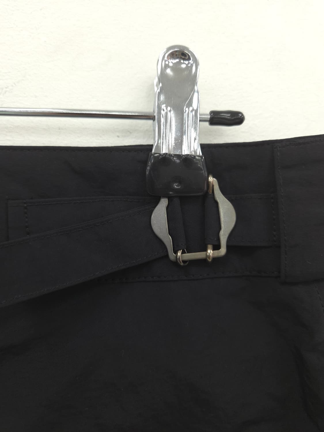 1사이즈 [새상품]노드 아카이브X인세인개러지  와이드 나일론 팬츠 블랙 상품이미지6