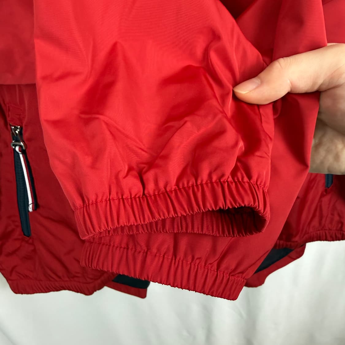 (M) 타미힐피거 우먼스 나일론 자켓 레드 상품이미지4