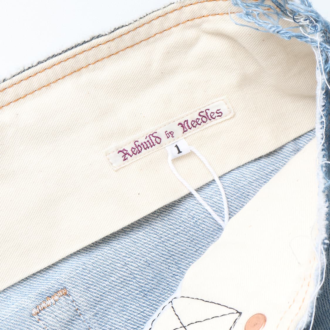 Rebuild by Needles Remake Denim Skirt 상품이미지9