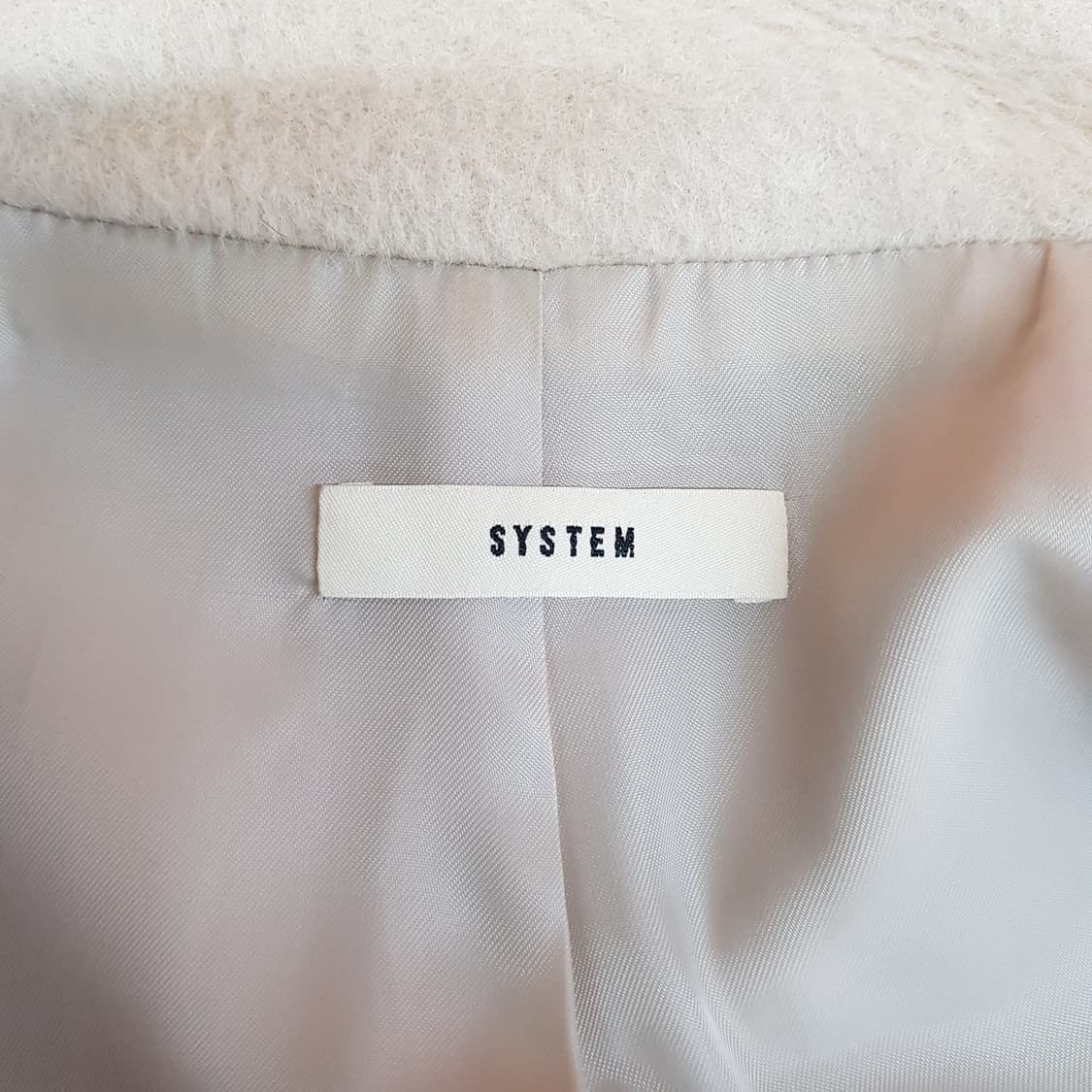 한섬 시스템  베이비 라마 울 롱코트 82-94-160 사이즈 상품이미지6