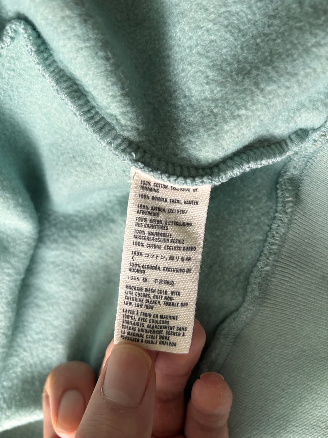 남들과 다른 컬러 — Polo Ralph Lauren 민트 후드집업 M 상품이미지8