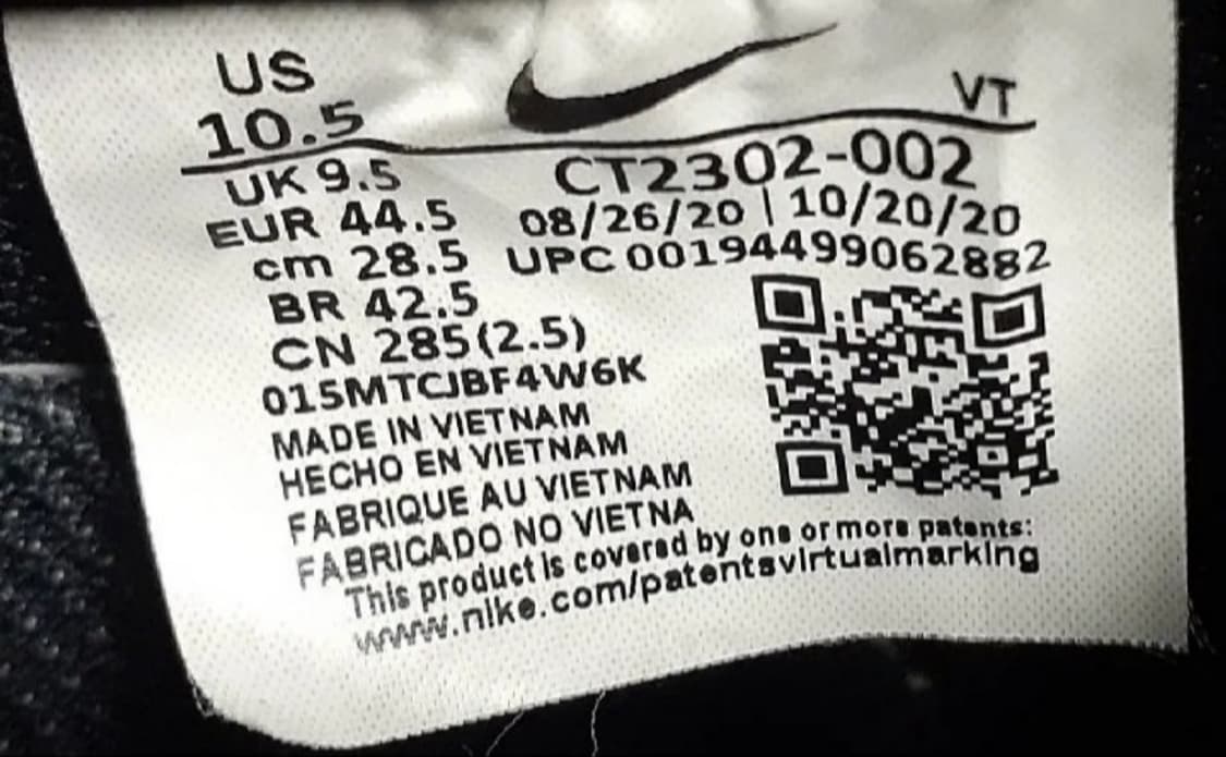 나이키 에어포스 1 07 블랙 화이트 로우 285 상품이미지8