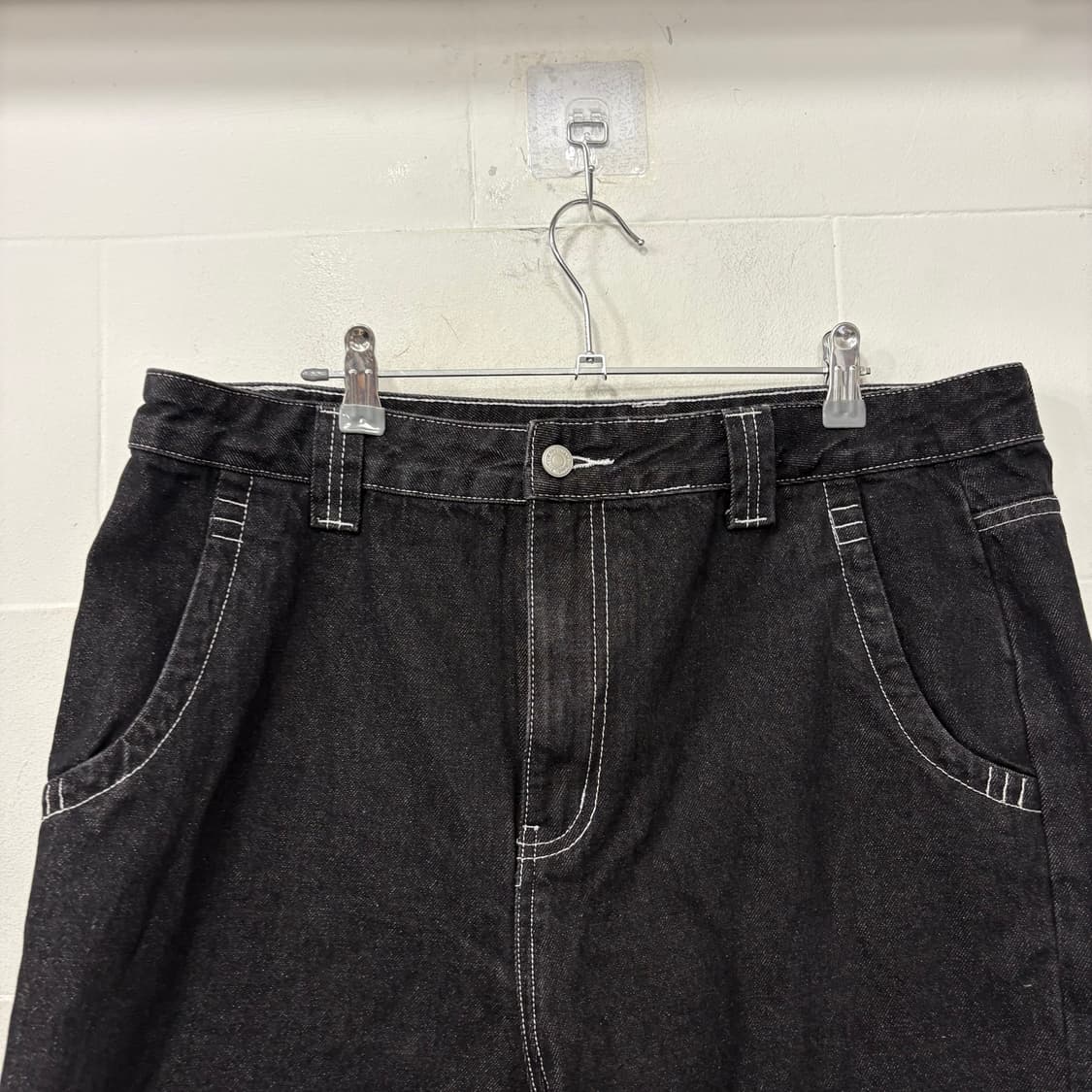 새상품 빈티지 레터링 버뮤다팬츠 상품이미지2