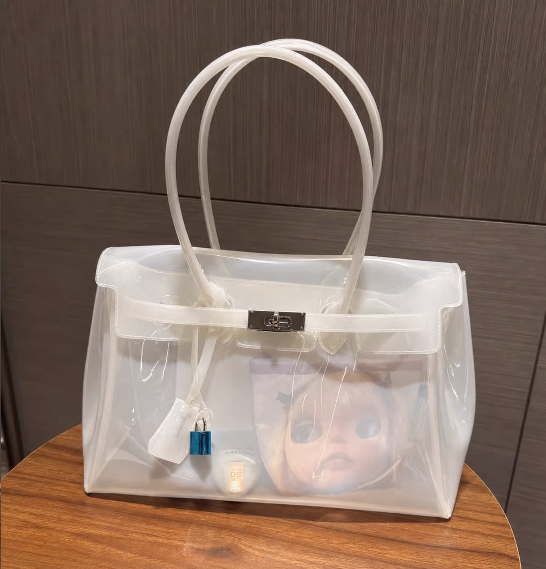 젤리버킨백 jelly birkin bag (유광)white 상품이미지1