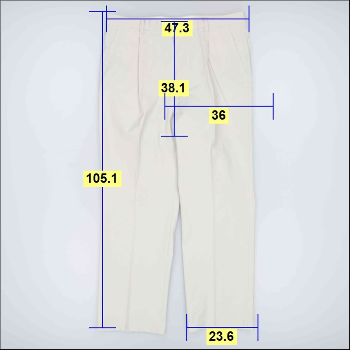 38 라코스테 원턱 치노팬츠 면바지 4244 상품이미지8