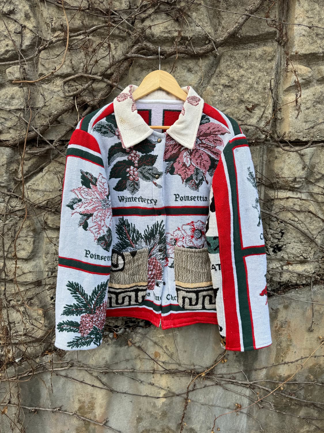 빈티지 usa 미국 블랑켓 러그 업사이클 자켓 상품이미지1