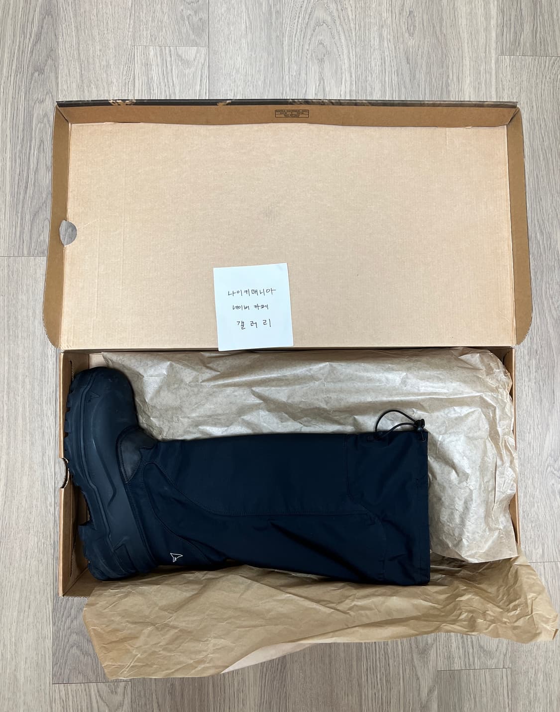 [42] ROA 로아 하이킹 러버 부츠 블랙 상품이미지10