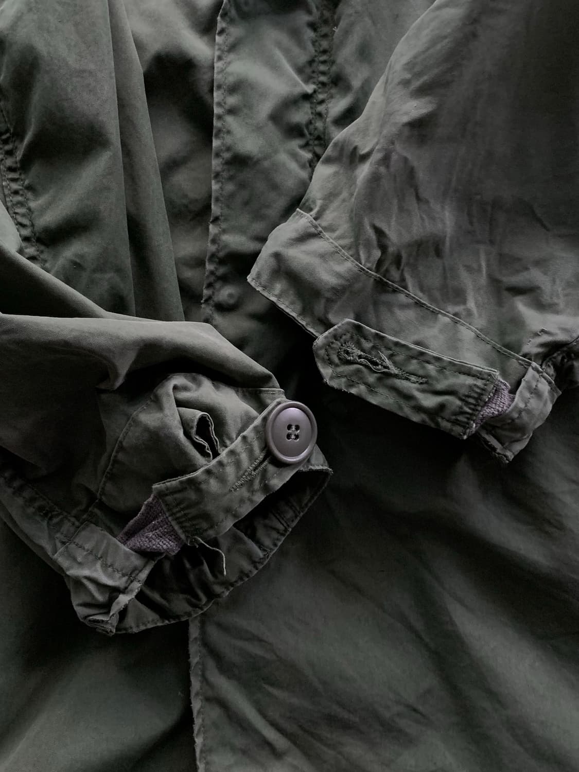 80s 미군 M65 피시테일 파카 아웃쉘 단품 상품이미지4