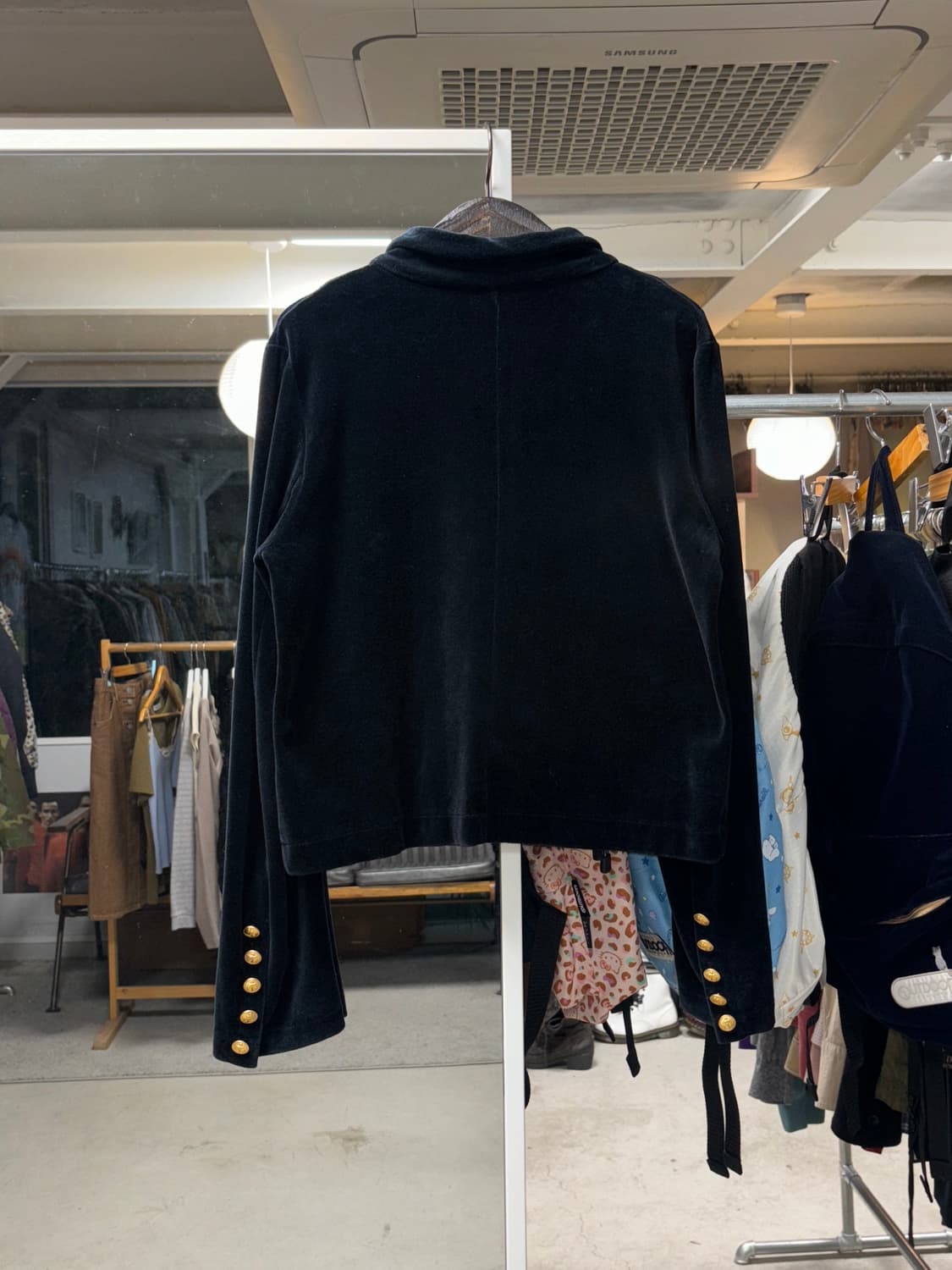 스나오 쿠와하라 벨벳 금장 자켓 상품이미지4