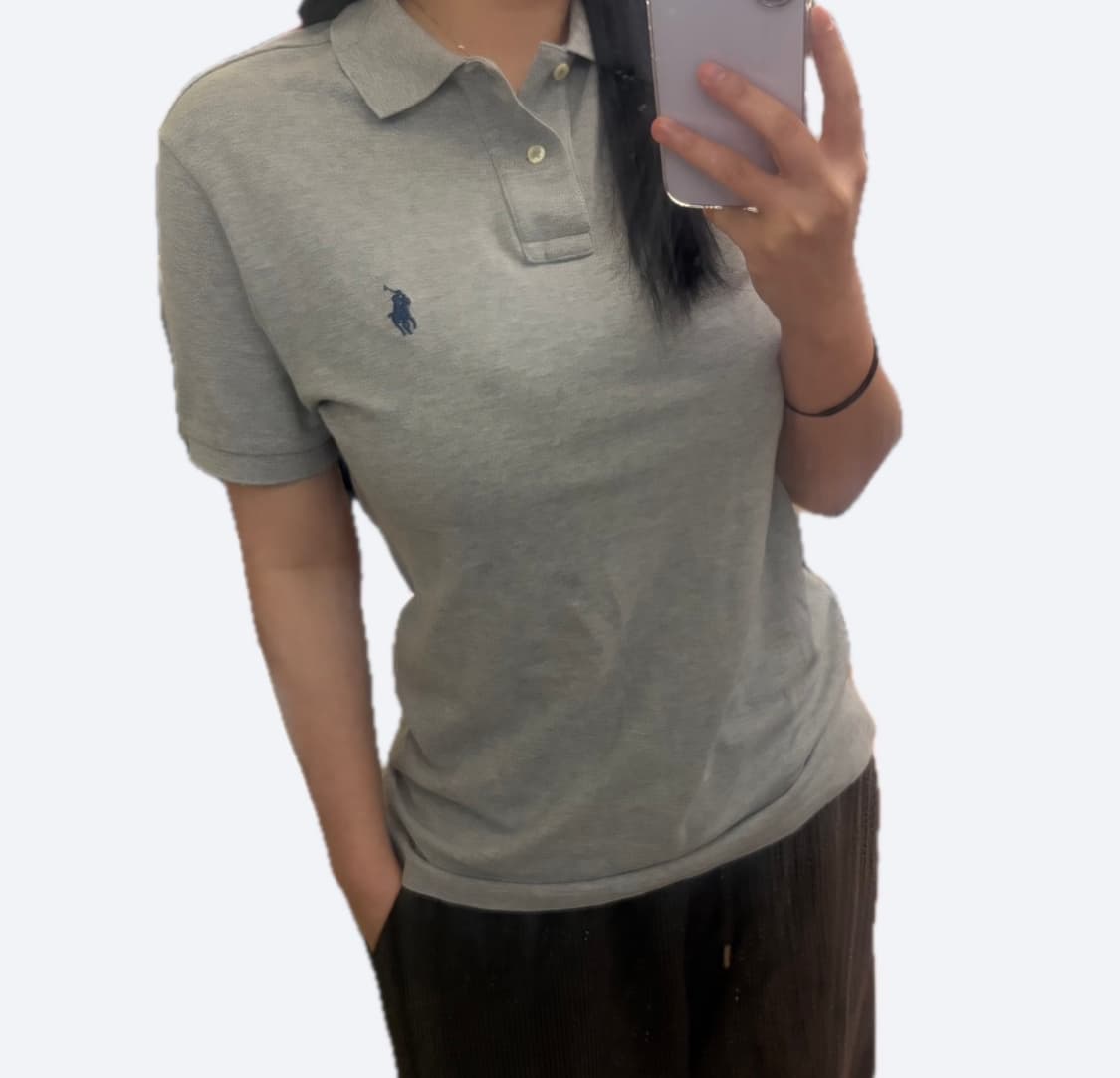 🩶폴로 랄프로렌 슬림핏 그레이 PK 카라티🩶 상품이미지1