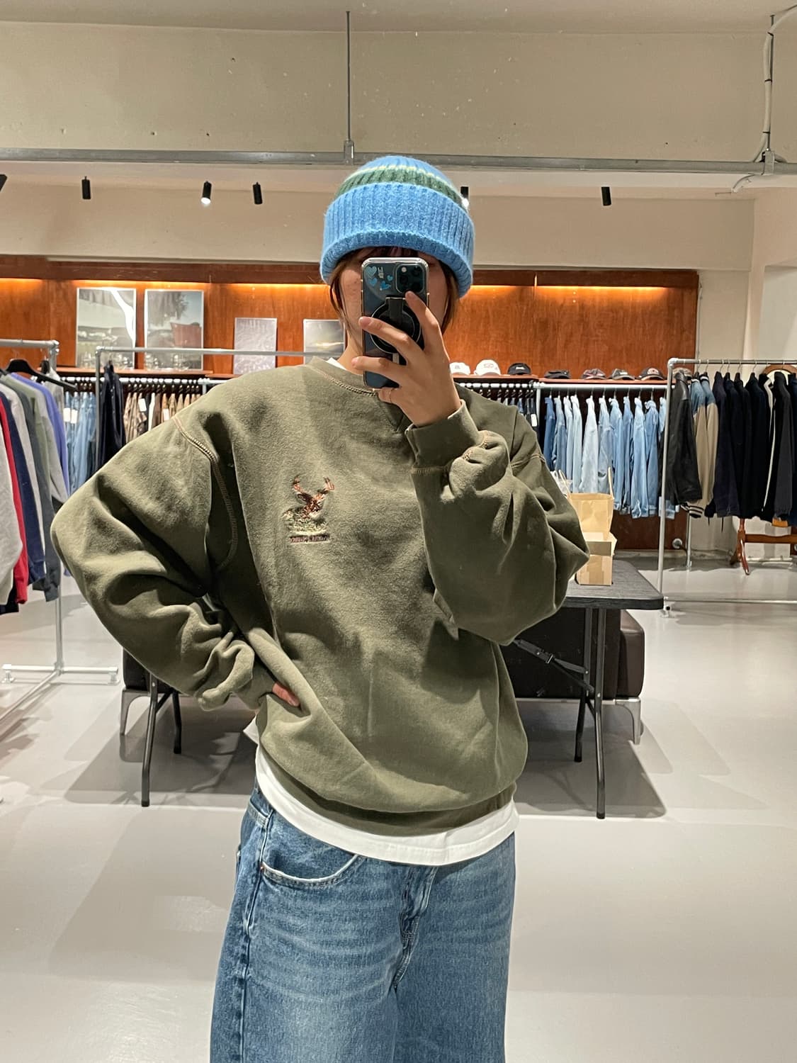 Vintage hunting sweat shirt 상품이미지1
