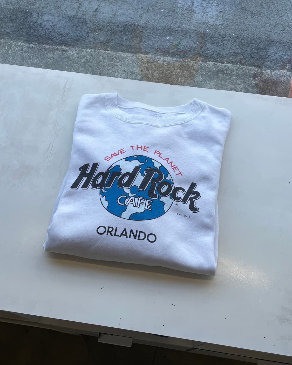 90‘s Hardrock cafe sweat shirt 하드락카페 스웻 상품이미지5