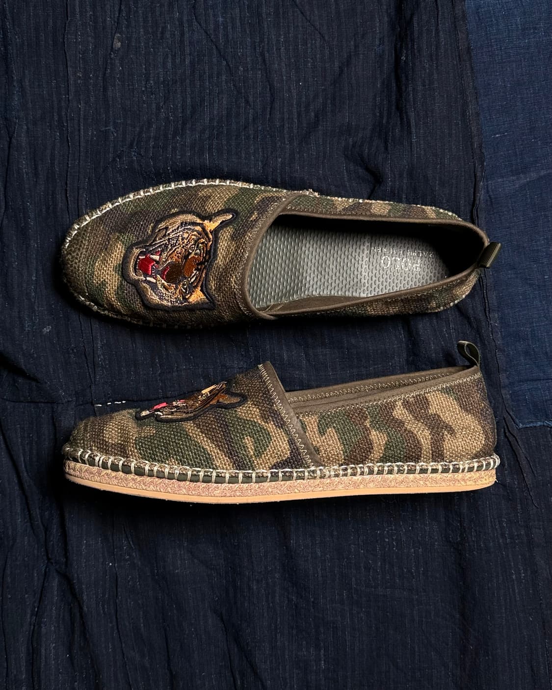 폴로 랄프로렌 바론 카모 벌랩 에스파드류 US 9.5 상품이미지1