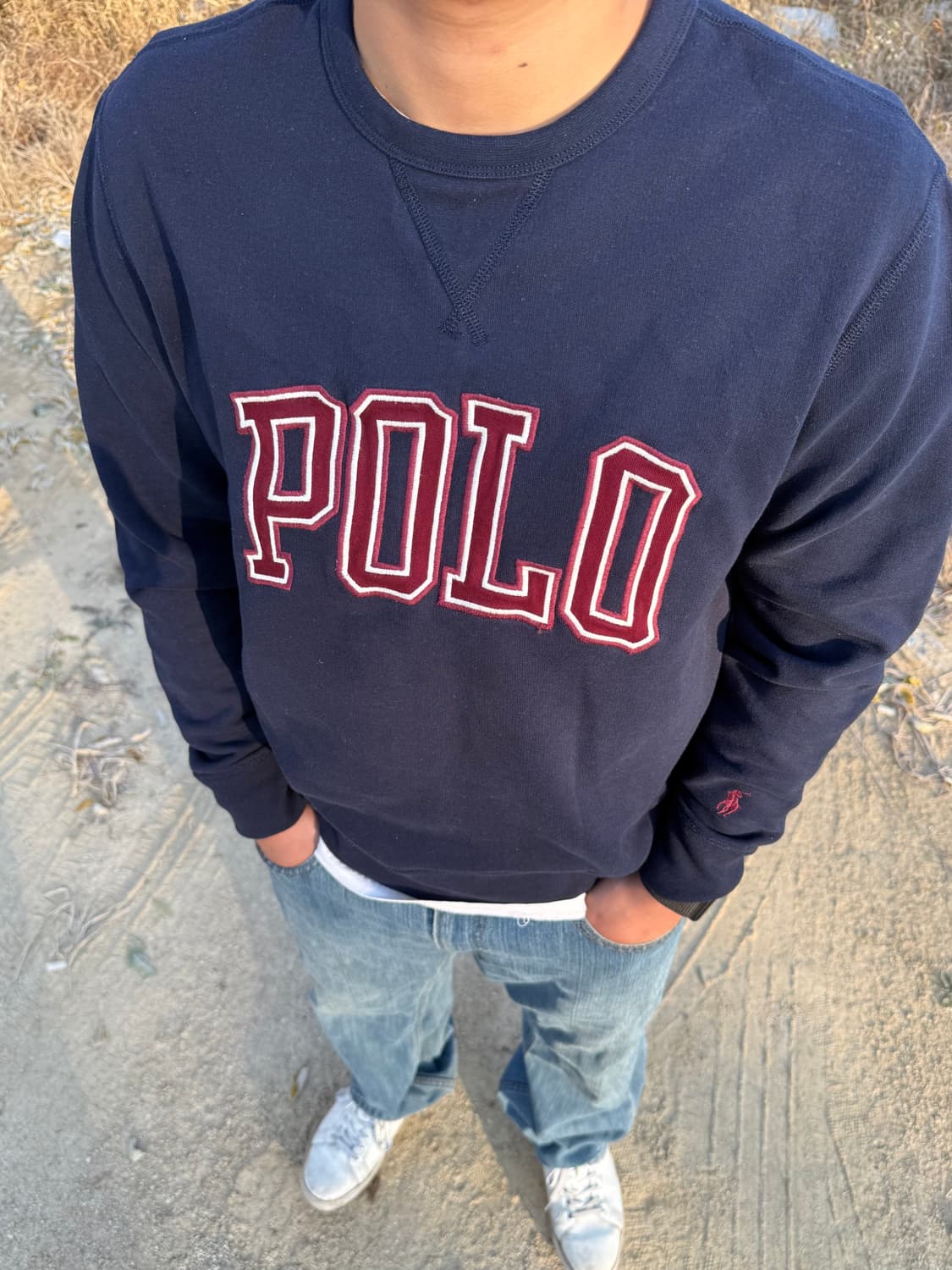 Polo Ralph Lauren ‘POLO’ 폴로 아플리케 로고 맨투맨 상품이미지4