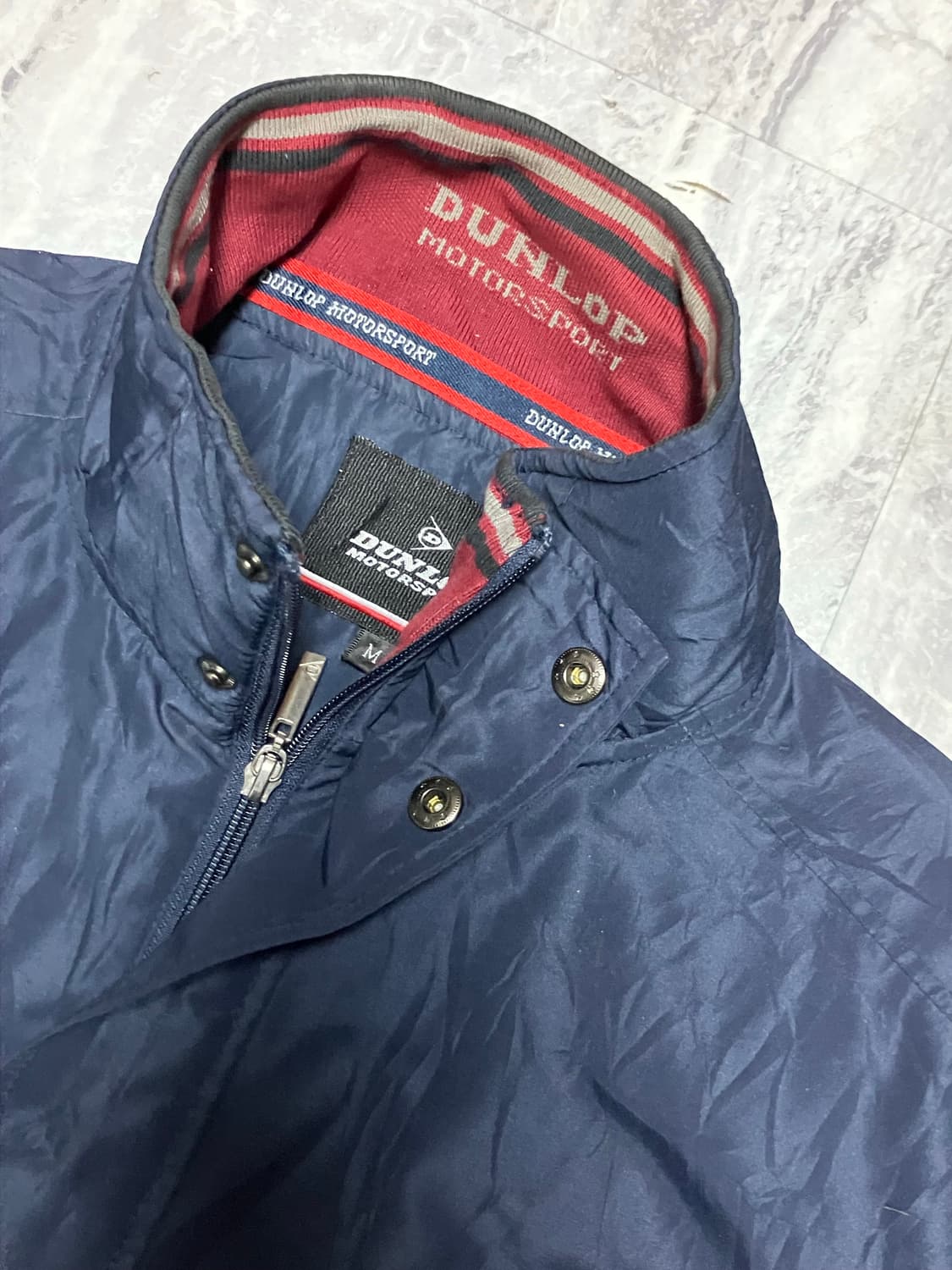 Dunlop 던롭 올드스쿨스트릿 넥로고 아방핏 봄버자켓 상품이미지2