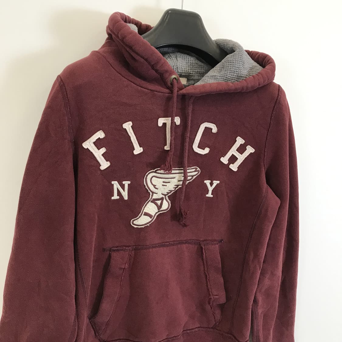 아베크롬비 버건디 Y2K 후드 [S] 상품이미지2