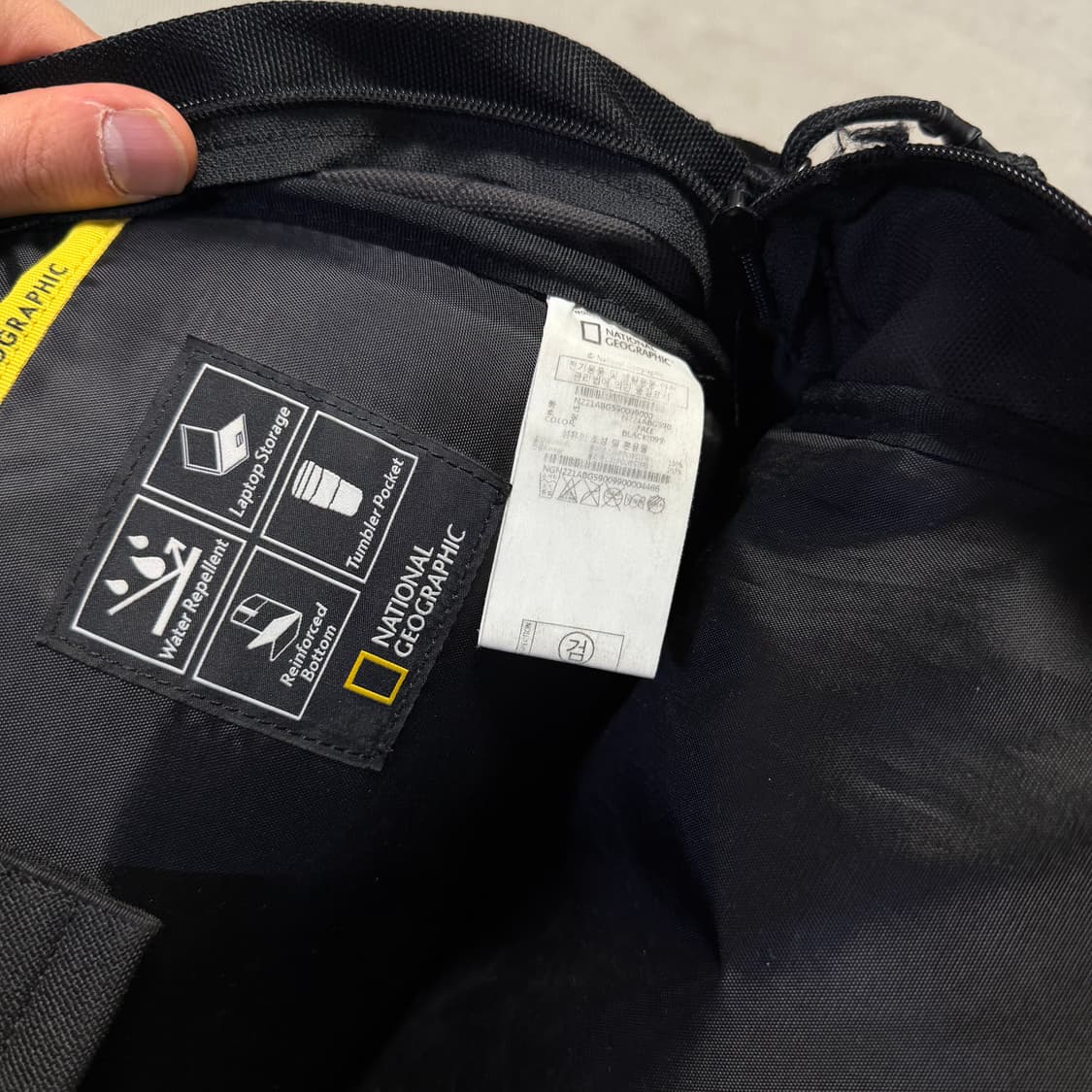 내셔널지오그래픽 빅로고 베이직 백팩 상품이미지4