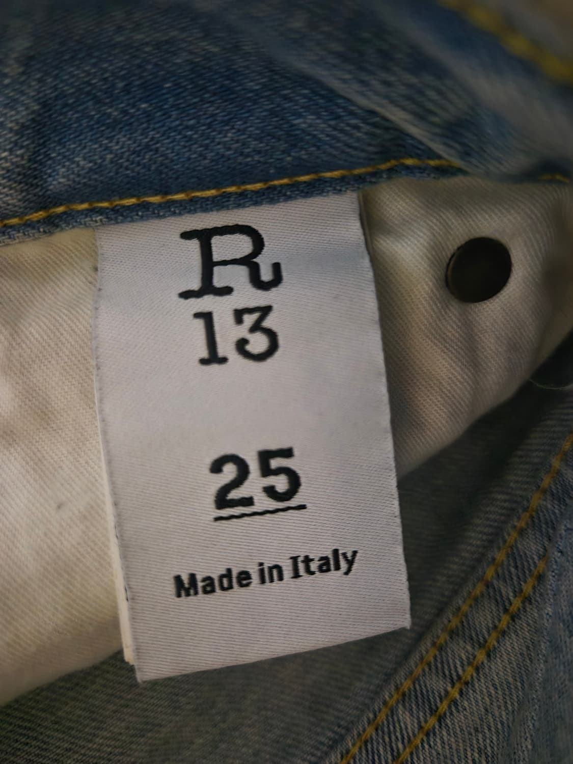 새상품)r13 크롭진 25 상품이미지4