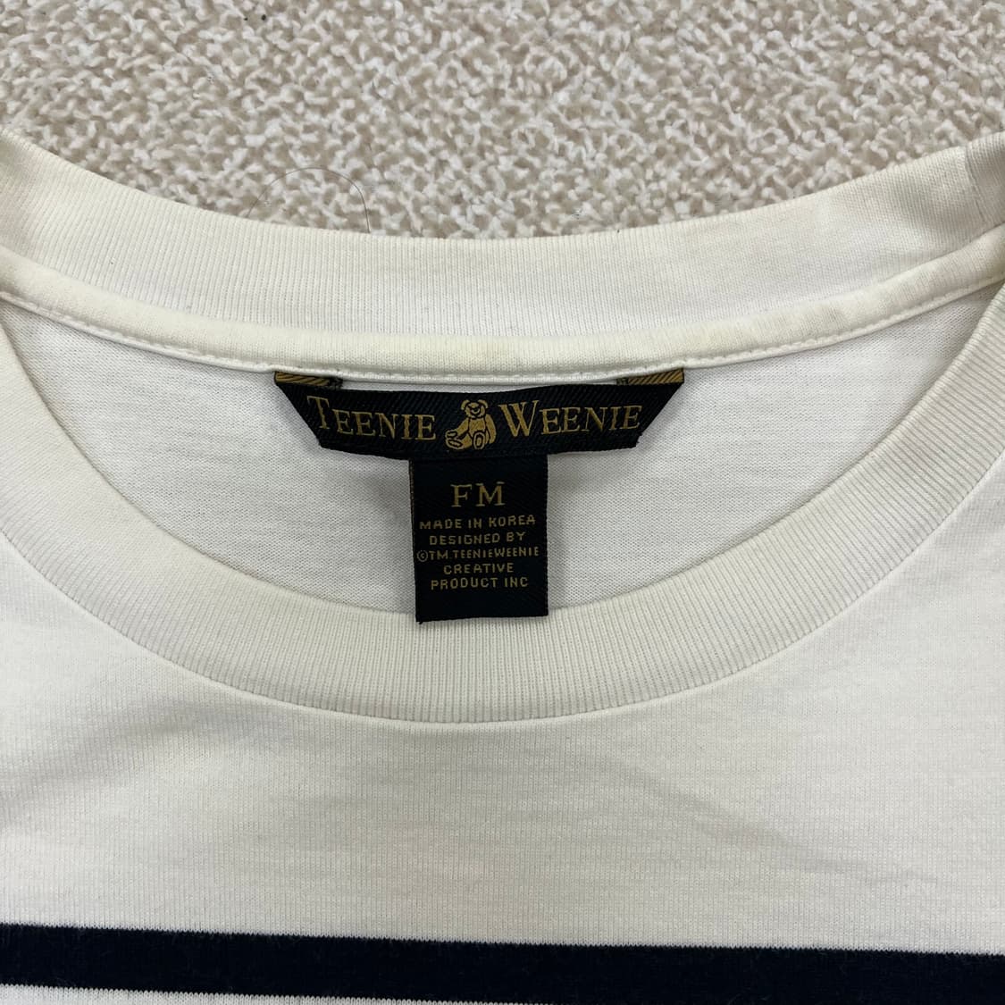 [90] 티니위니 베어로고 스트라이프 롱슬리브 긴팔 티셔츠 3965 상품이미지8