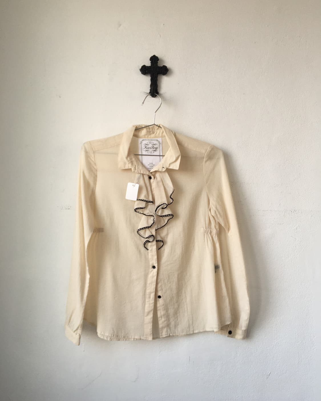 Ruffle point blouse 상품이미지2