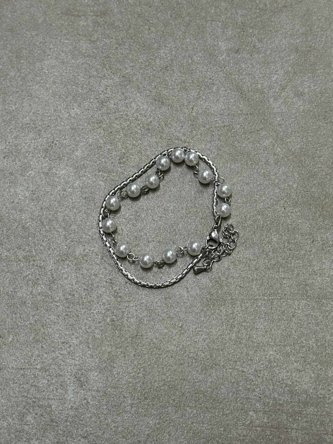 Pearl chain- 진주 체인 팔찌 상품이미지1
