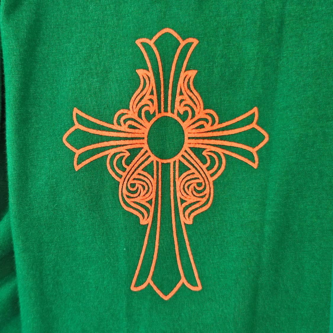 [L] 미사용 크롬하츠 말발굽 롱슬리브 그린 B1213C128 상품이미지7